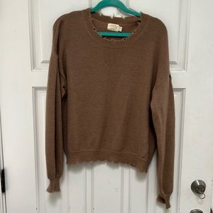 NATION LTD Camel Sweater